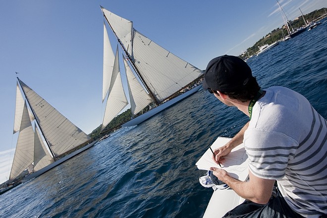 Les Voiles de Saint-Tropez 2010, Boats are inspiring artists - Les Voiles de Saint-Tropez ©  Rolex / Carlo Borlenghi http://www.carloborlenghi.net